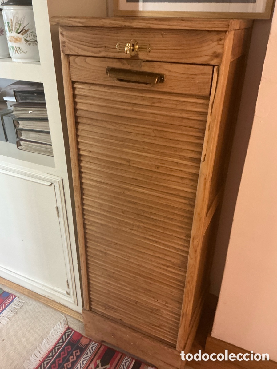 Antig&uuml;edades: mueble archivador madera antiguo