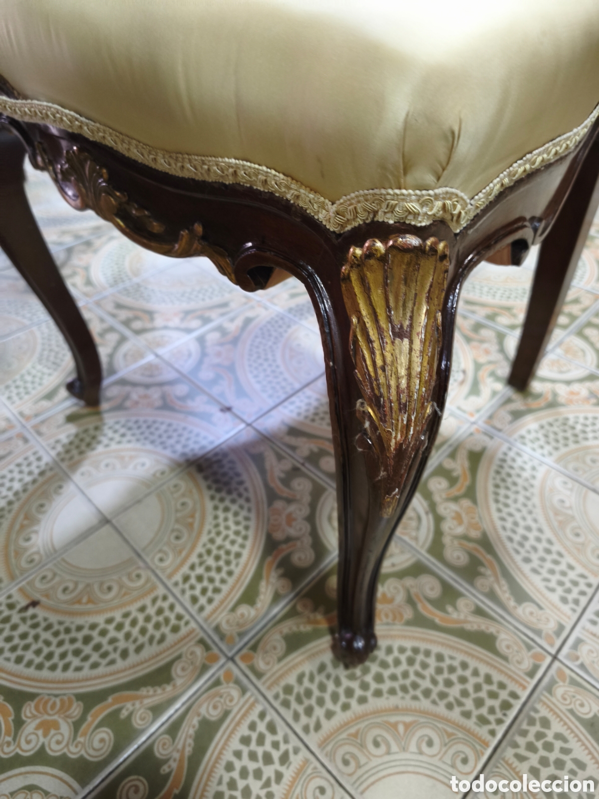 Antig&uuml;edades: Juego de comedor de caoba - Foto 5