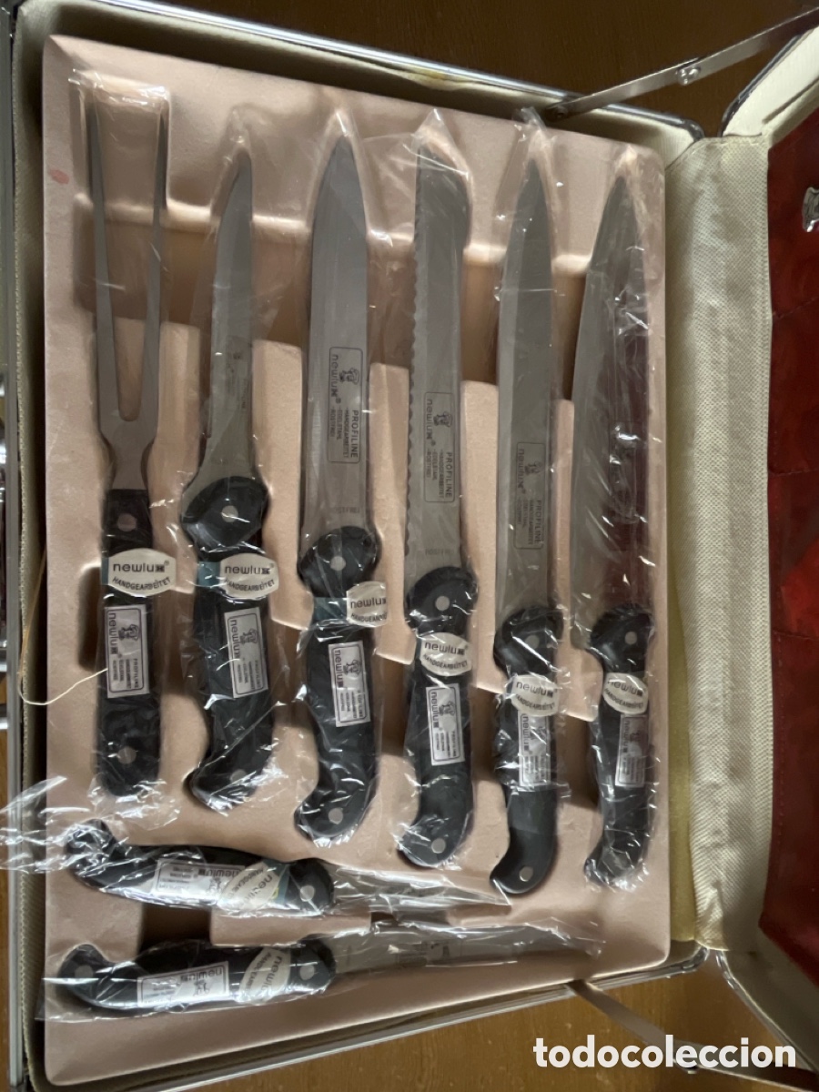 Antig&uuml;edades: Juego cuchillos de cocina - Foto 9