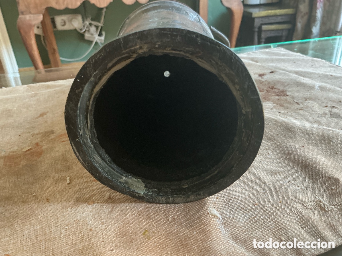 Antig&uuml;edades: L&aacute;mpara minero antigua - Foto 5
