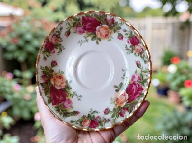 Antiques: Plato de 14 cm Royal Albert Old Country Roses