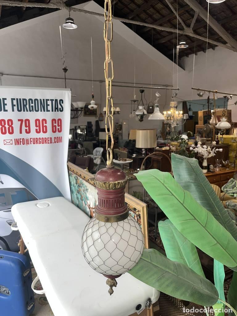 Antig&uuml;edades: L&Aacute;MPARA DE TECHO VINTAGE - Foto 2