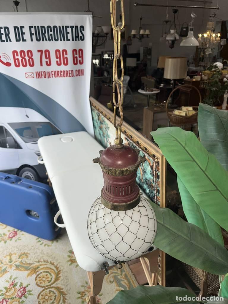 Antig&uuml;edades: L&Aacute;MPARA DE TECHO VINTAGE - Foto 3