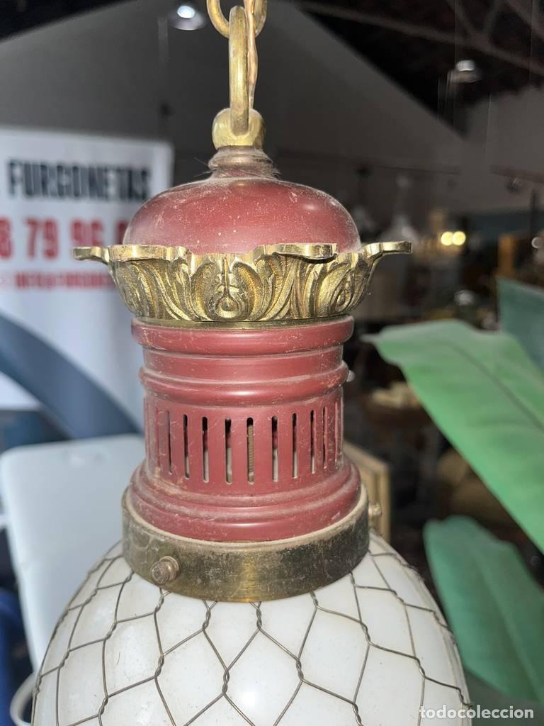 Antig&uuml;edades: L&Aacute;MPARA DE TECHO VINTAGE - Foto 5