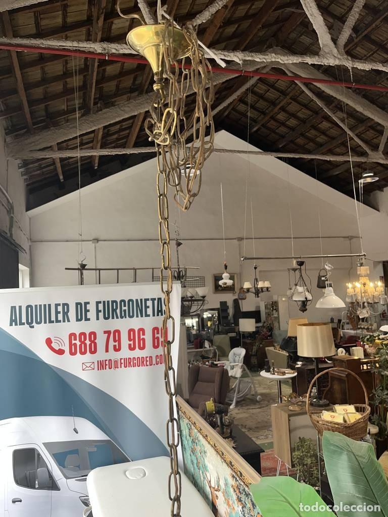 Antig&uuml;edades: L&Aacute;MPARA DE TECHO VINTAGE - Foto 7