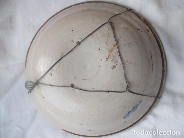 Antig&uuml;edades: Plato de cer&aacute;mica del S. XIX - Foto 3