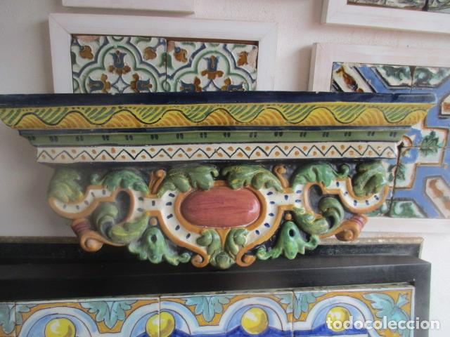 Antig&uuml;edades: Repisa para retablo azulejos cer&aacute;mica de Triana