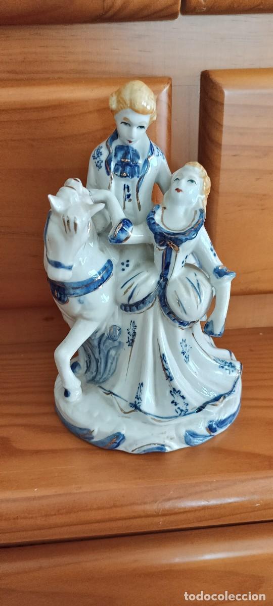 Antiquit&eacute;s: Pareja de porcelana de epoca