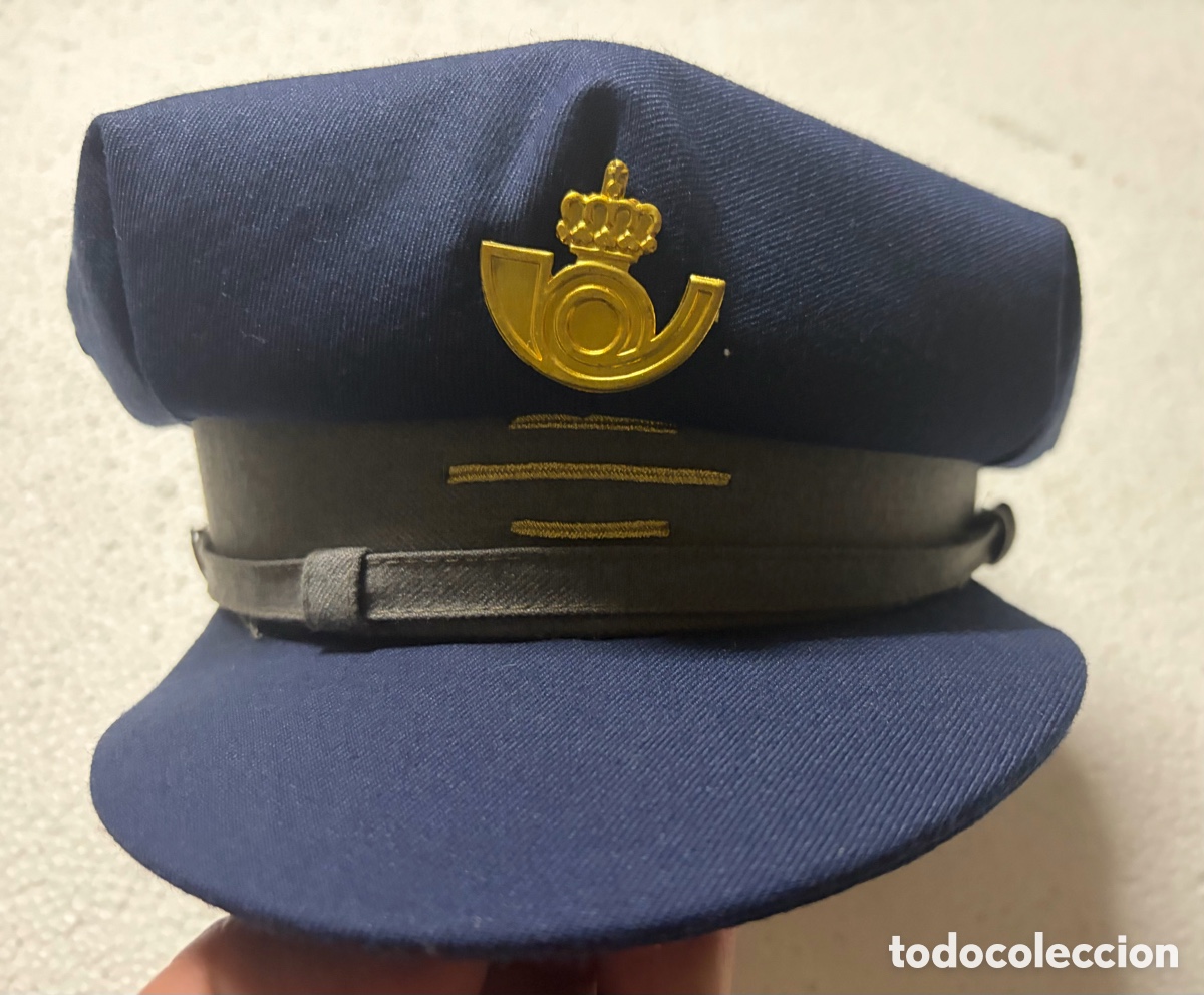 Antig&uuml;edades: GORRA DE CARTERO DE CORREOS ESPA&Ntilde;A.