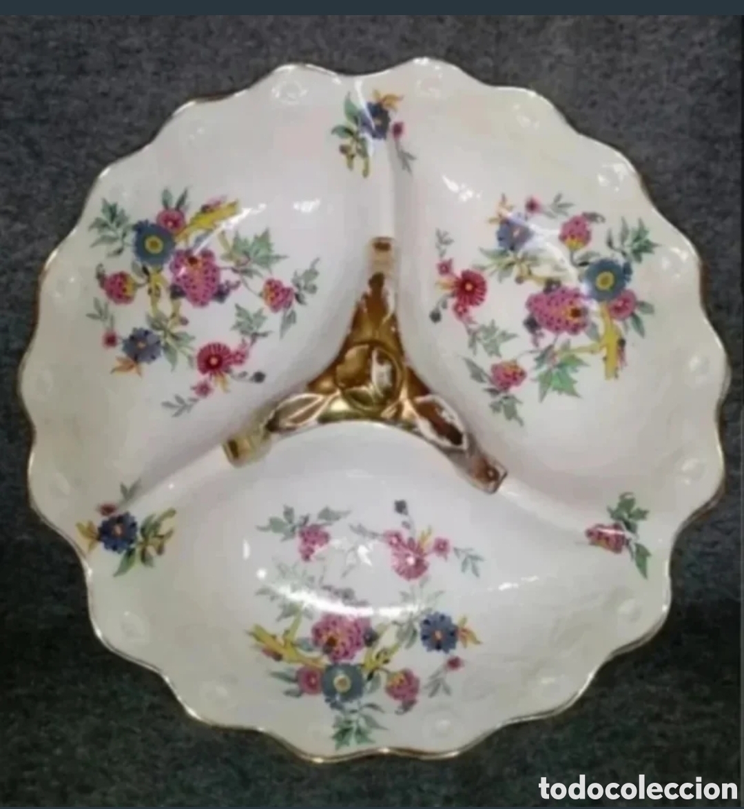 Antig&uuml;edades: Entremesera de porcelana