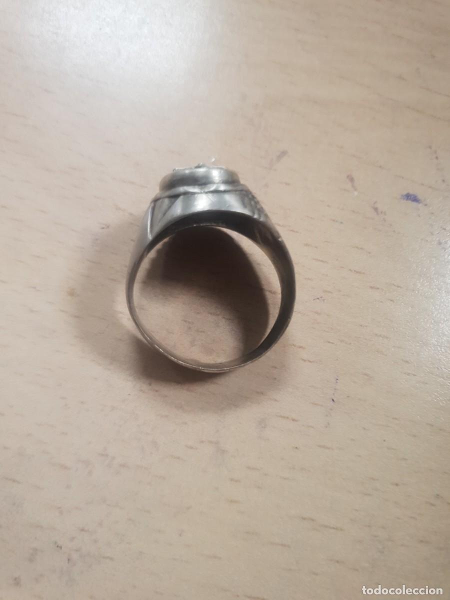 Antig&uuml;edades: Anillo de cura o sacerdote de plata - Foto 2