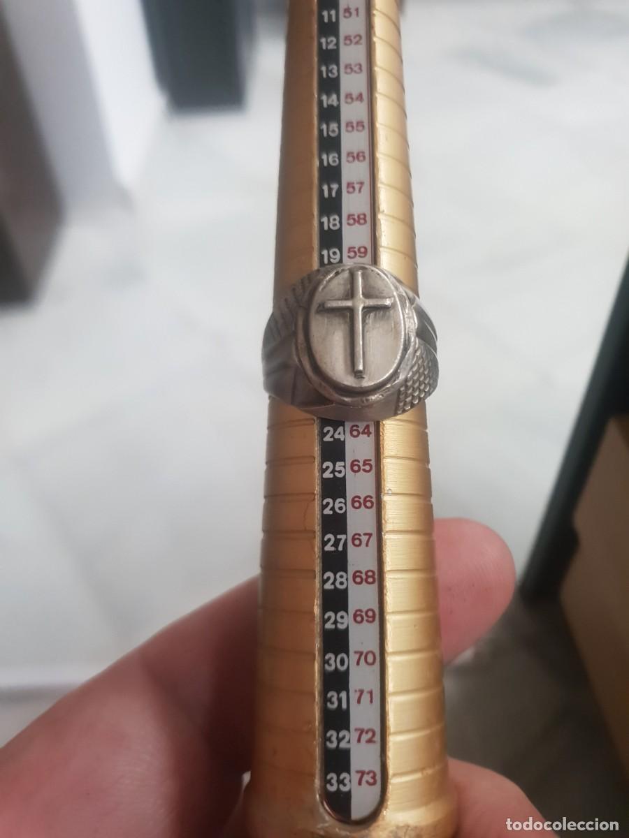 Antig&uuml;edades: Anillo de cura o sacerdote de plata - Foto 3