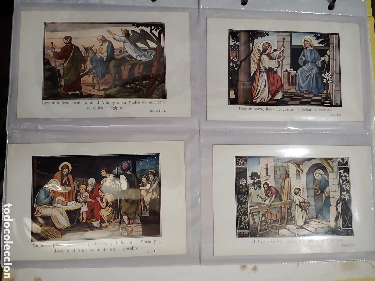 Antig&uuml;edades: Colecci&oacute;n completa. El Nuevo Testamento. 34 postales. Editadas por Gustavo Gili a&ntilde;o 1920