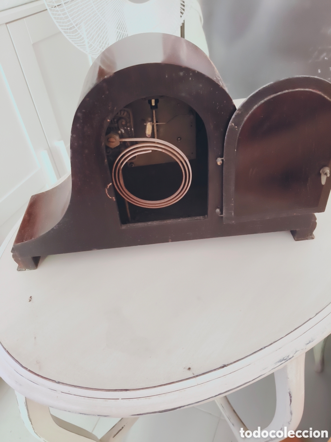 Antig&uuml;edades: Reloj de chimenea ingl&eacute;s antiguo - Foto 2