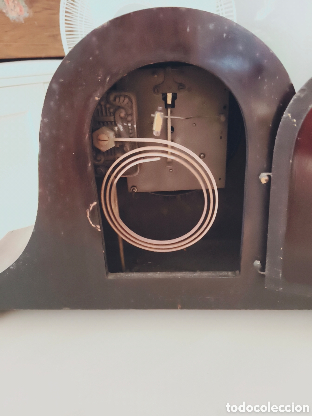 Antig&uuml;edades: Reloj de chimenea ingl&eacute;s antiguo - Foto 3