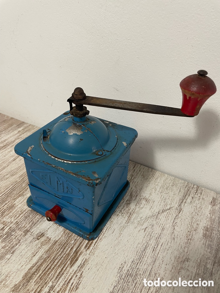 Antig&uuml;edades: MOLINILLO CAF&Eacute; ELMA AZUL - Foto 2