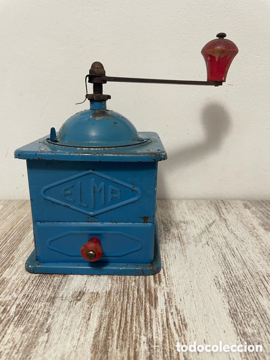 Antig&uuml;edades: MOLINILLO CAF&Eacute; ELMA AZUL