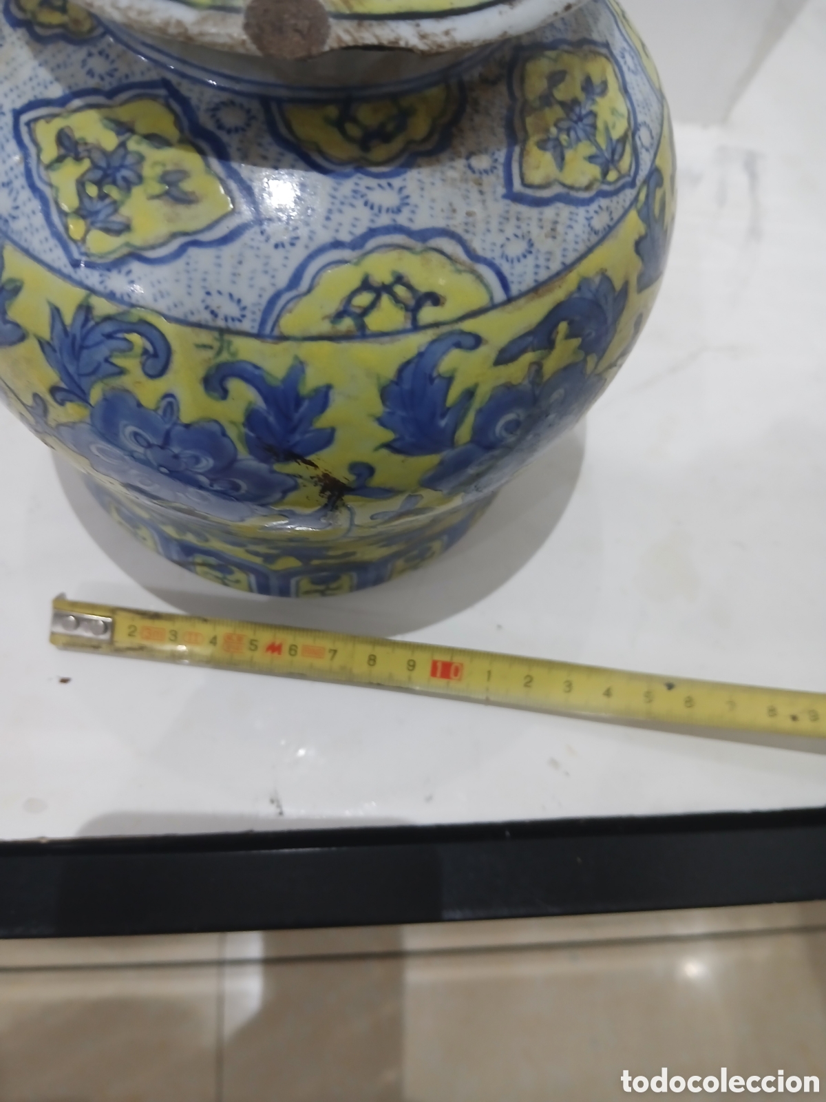 Antig&uuml;edades: Jarron chino sellado con desperfetos - Foto 7