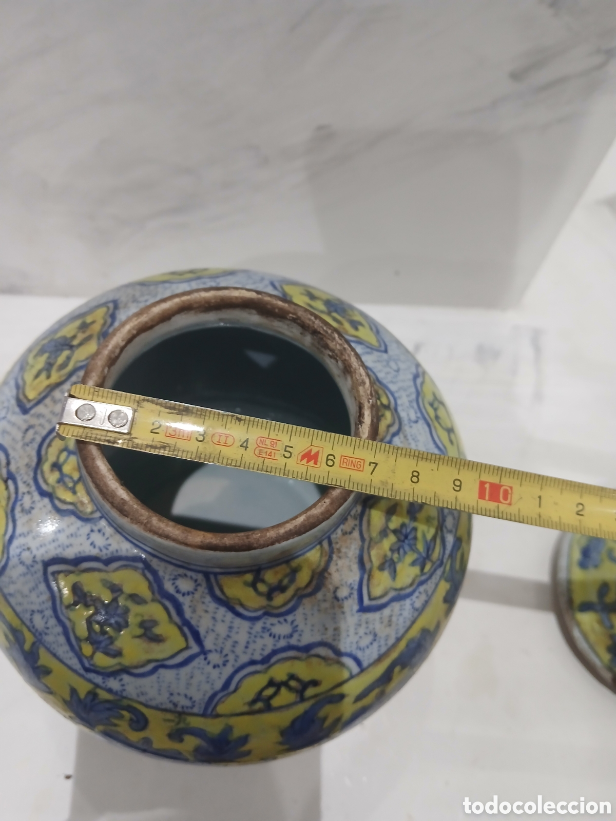 Antig&uuml;edades: Jarron chino sellado con desperfetos - Foto 8