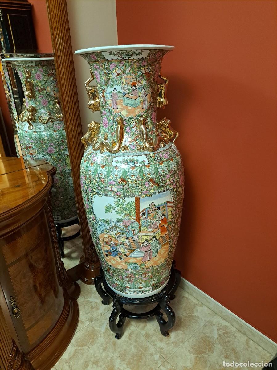 Antig&uuml;edades: Jarrones de suelo en porcelana china
