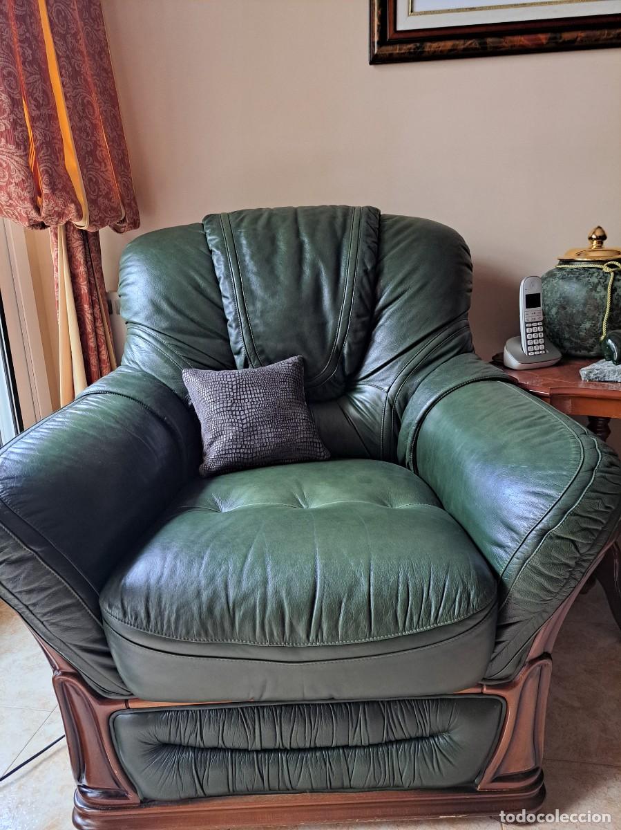 Antig&uuml;edades: Sillones cl&aacute;sicos en piel natural