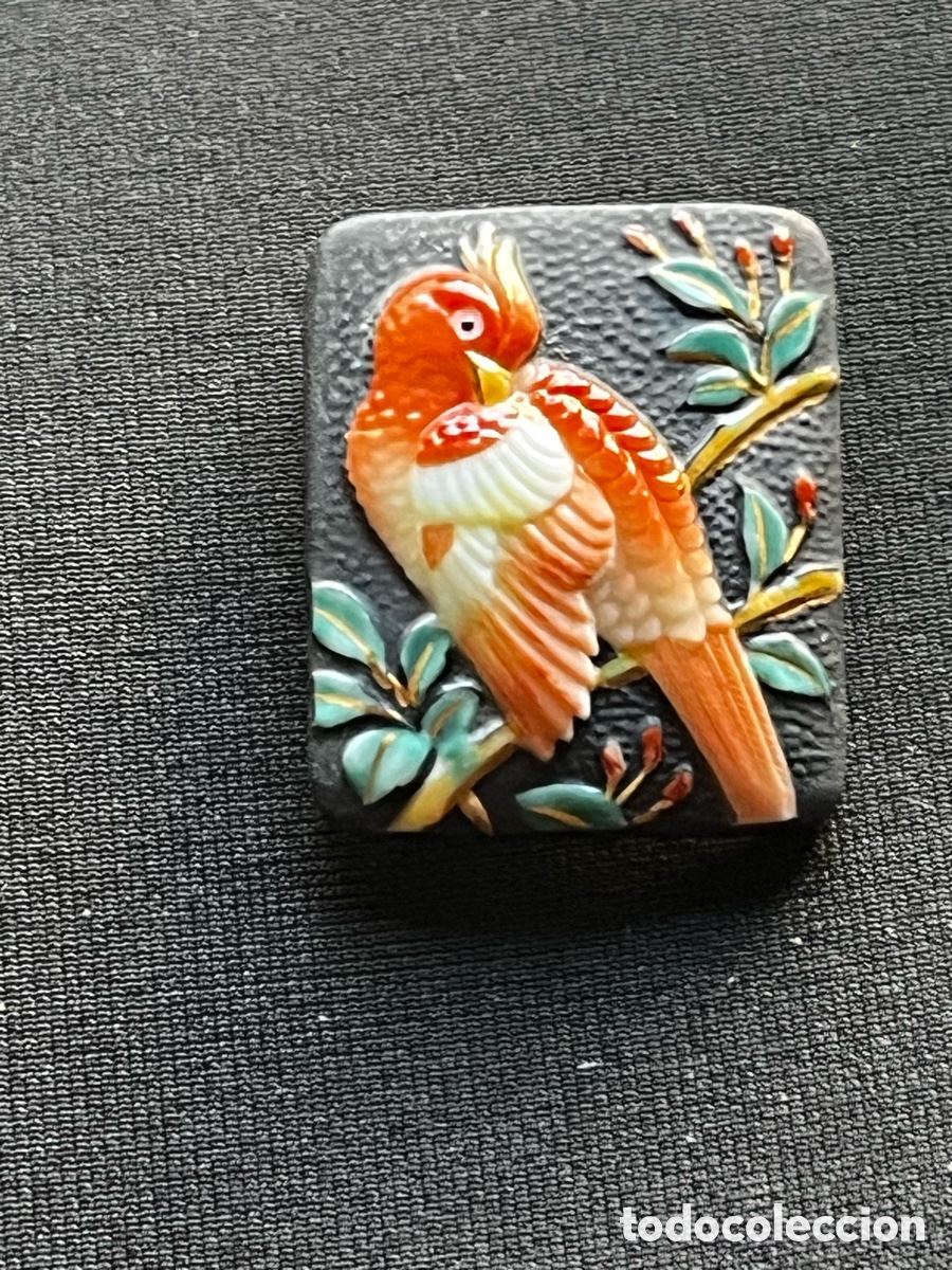 Antig&uuml;edades: Bot&oacute;n porcelana japonesa Toshikane