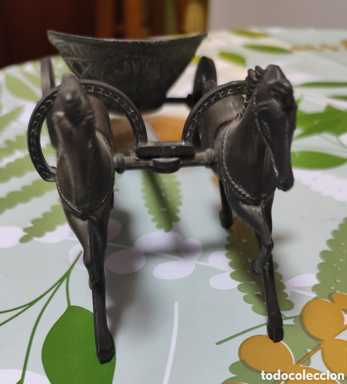 Antig&uuml;edades: Antigua Biga Romanabde bronce - Foto 2