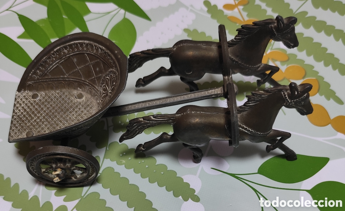 Antig&uuml;edades: Antigua Biga Romanabde bronce