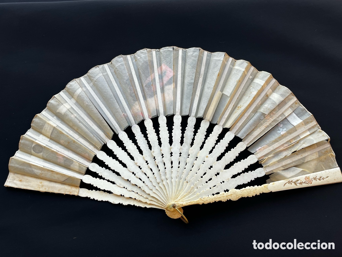 Antig&uuml;edades: Antiguo abanico modernista - Foto 8