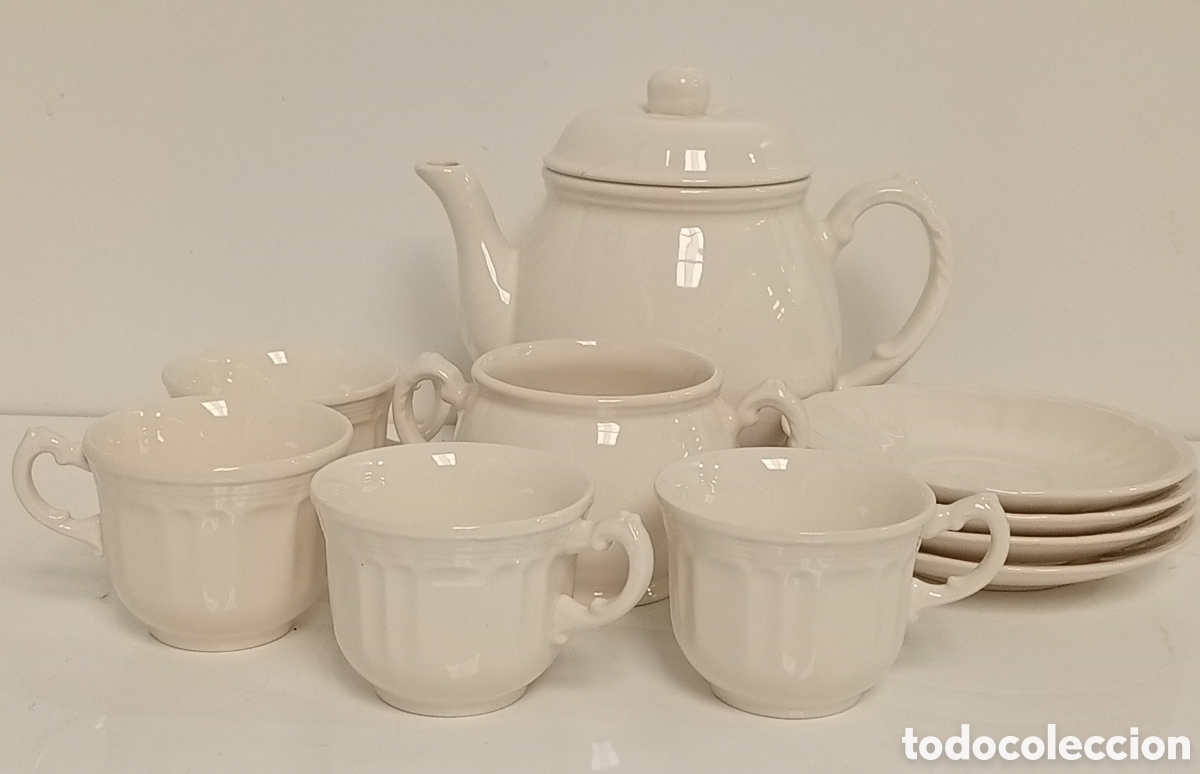 Antig&uuml;edades: JUEGO DE TE SAN CLAUDIO PORCELANA