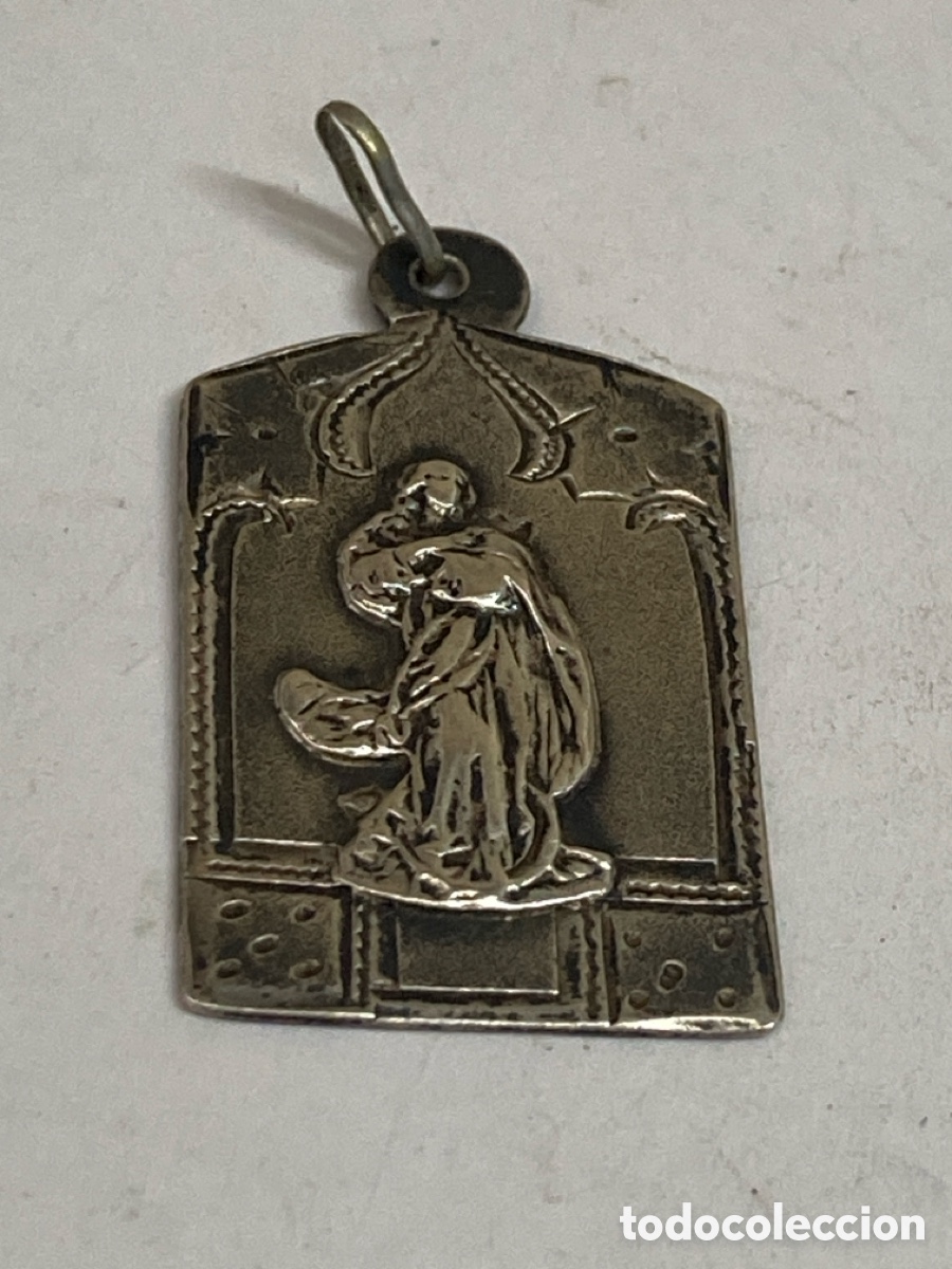 Antig&uuml;edades: Medalla de plata religiosa C639