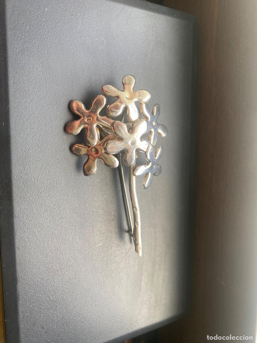 Antig&uuml;edades: Broche viznaga de plata