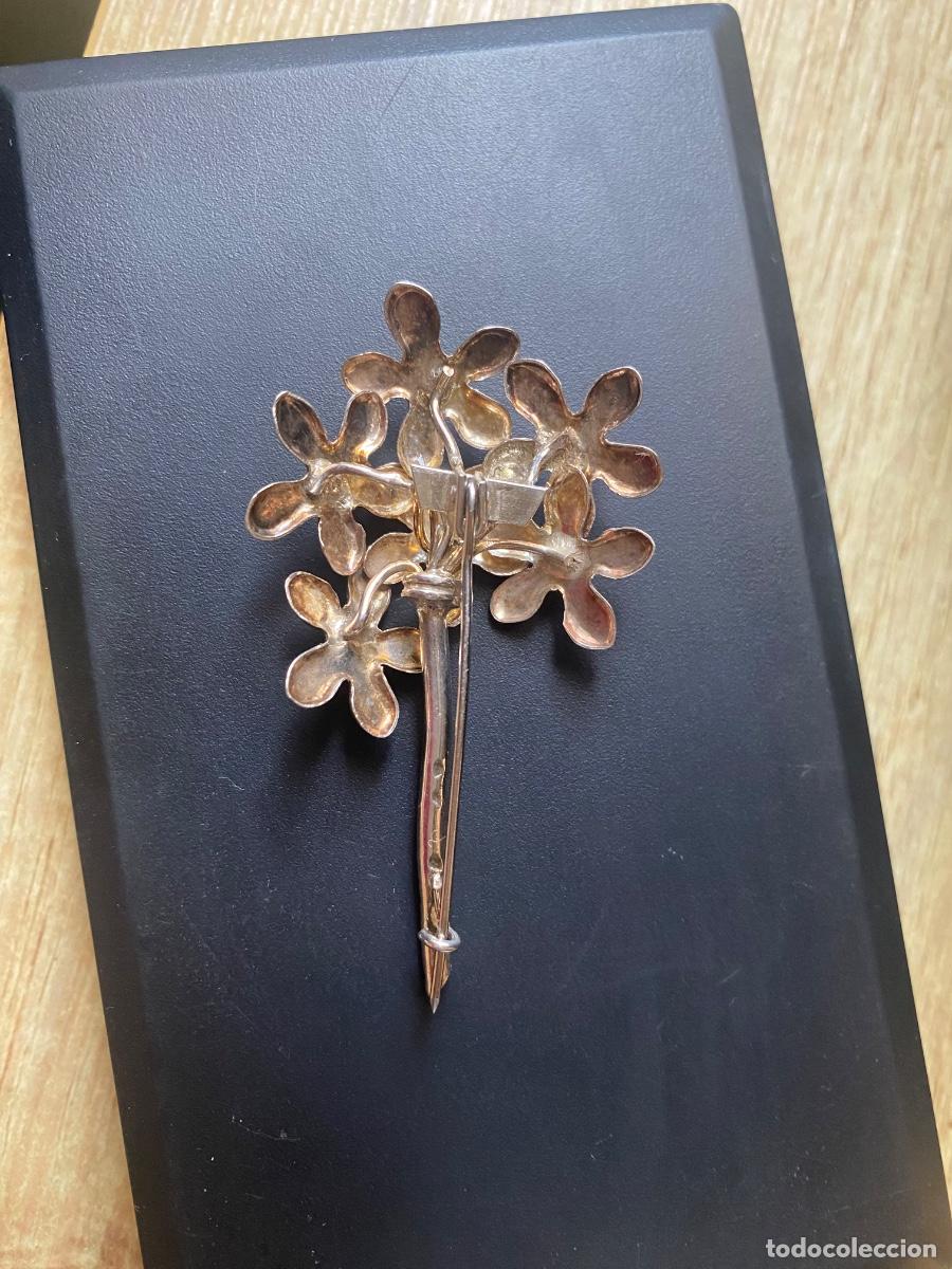 Antig&uuml;edades: Broche viznaga de plata - Foto 2