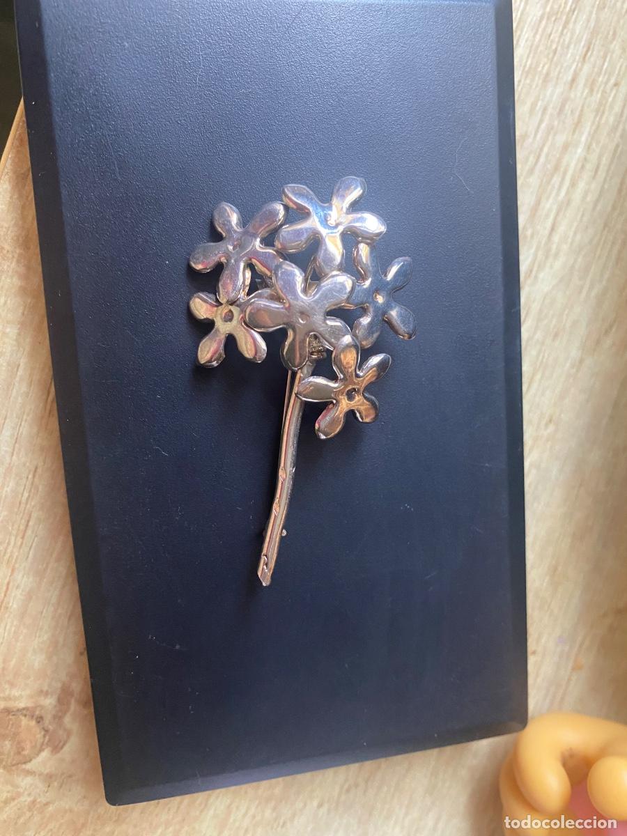 Antig&uuml;edades: Broche viznaga de plata - Foto 3