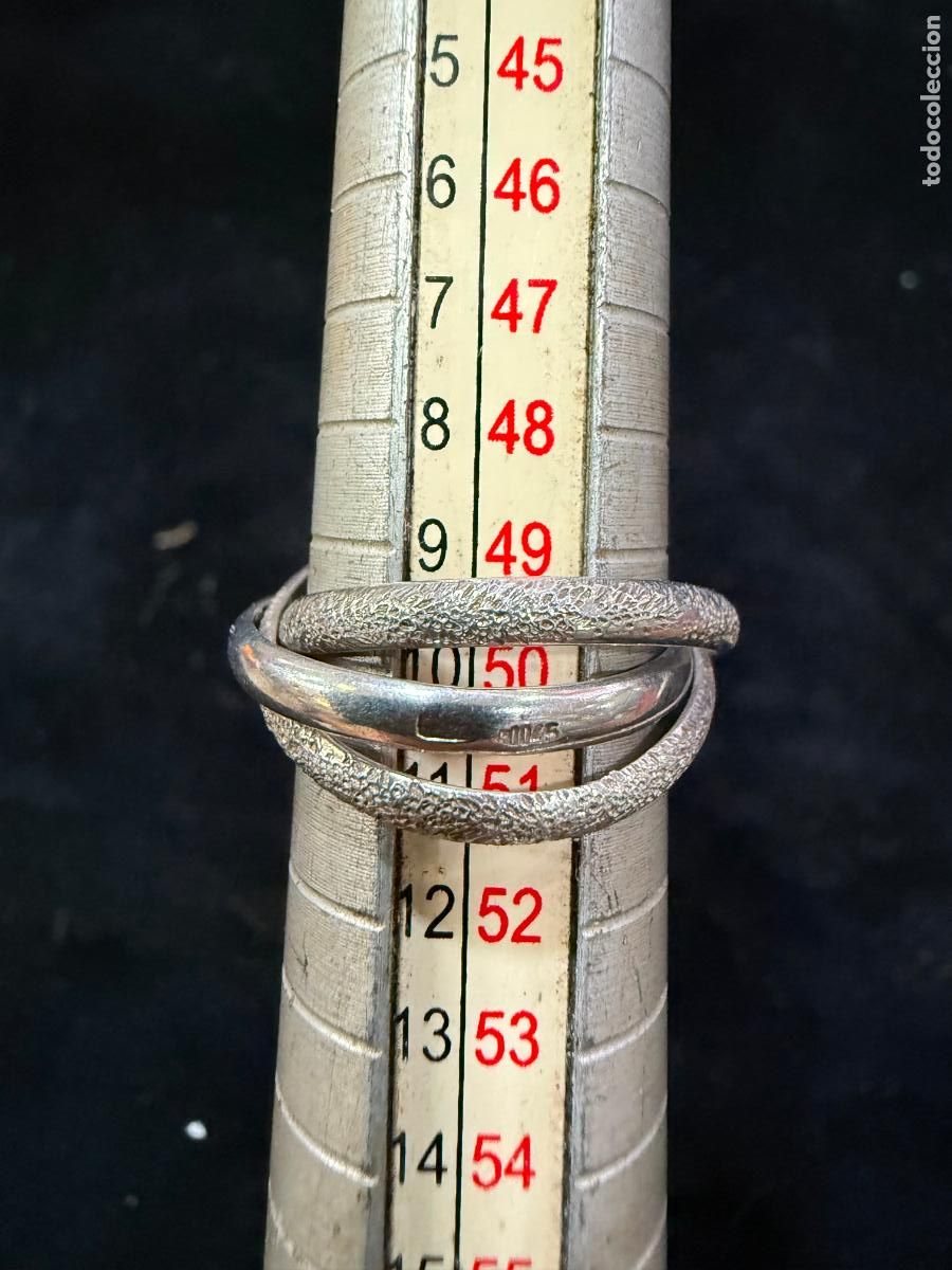 Antig&uuml;edades: ANTIGUO ANILLO DE PLATA CONTRASTADA
