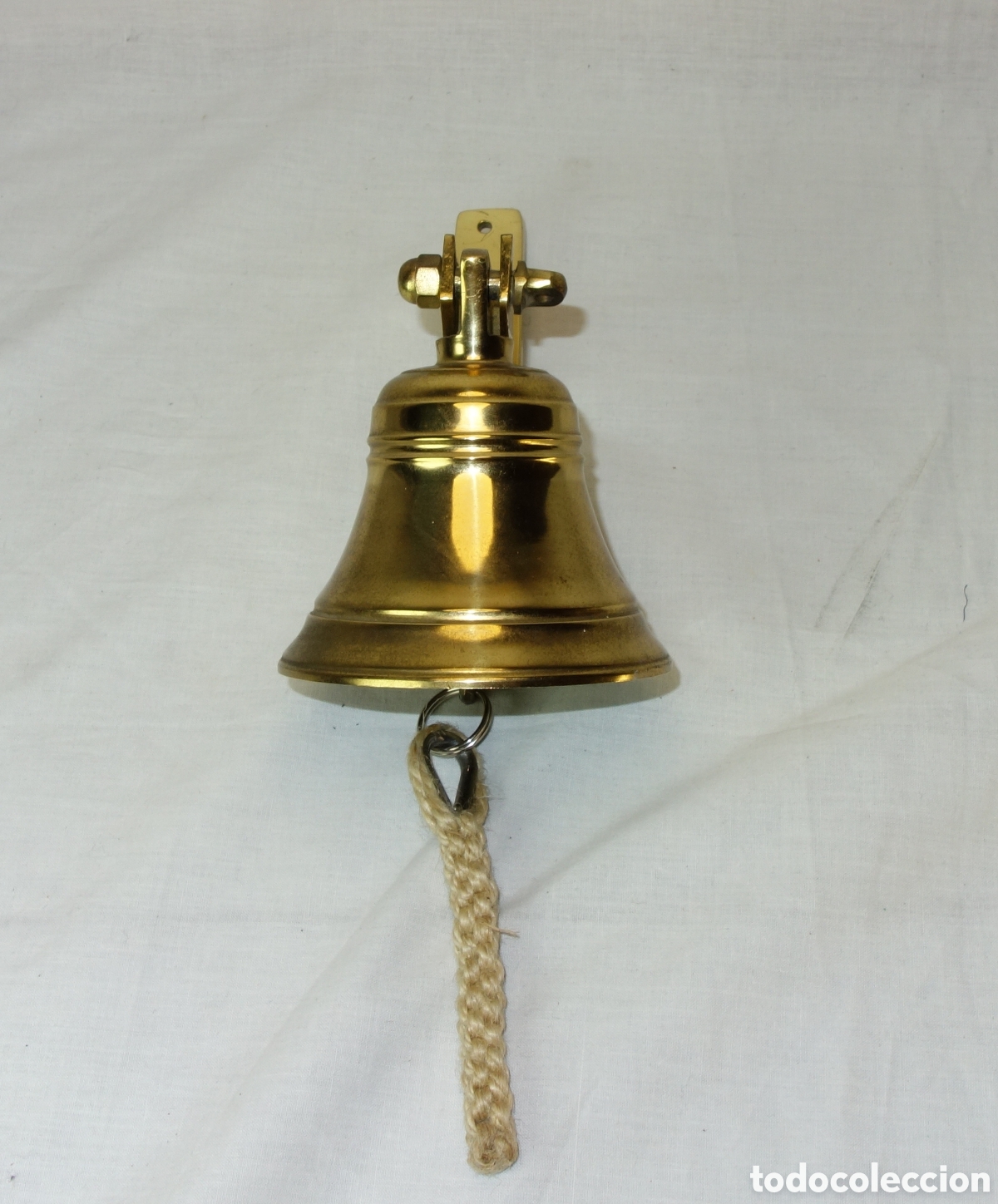 Antig&uuml;edades: Campana naval de bronce o lat&oacute;n - Foto 5