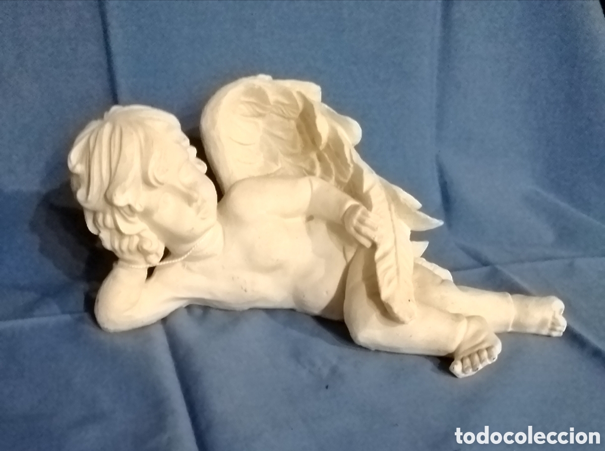 Antig&uuml;edades: Angelito de porcelana