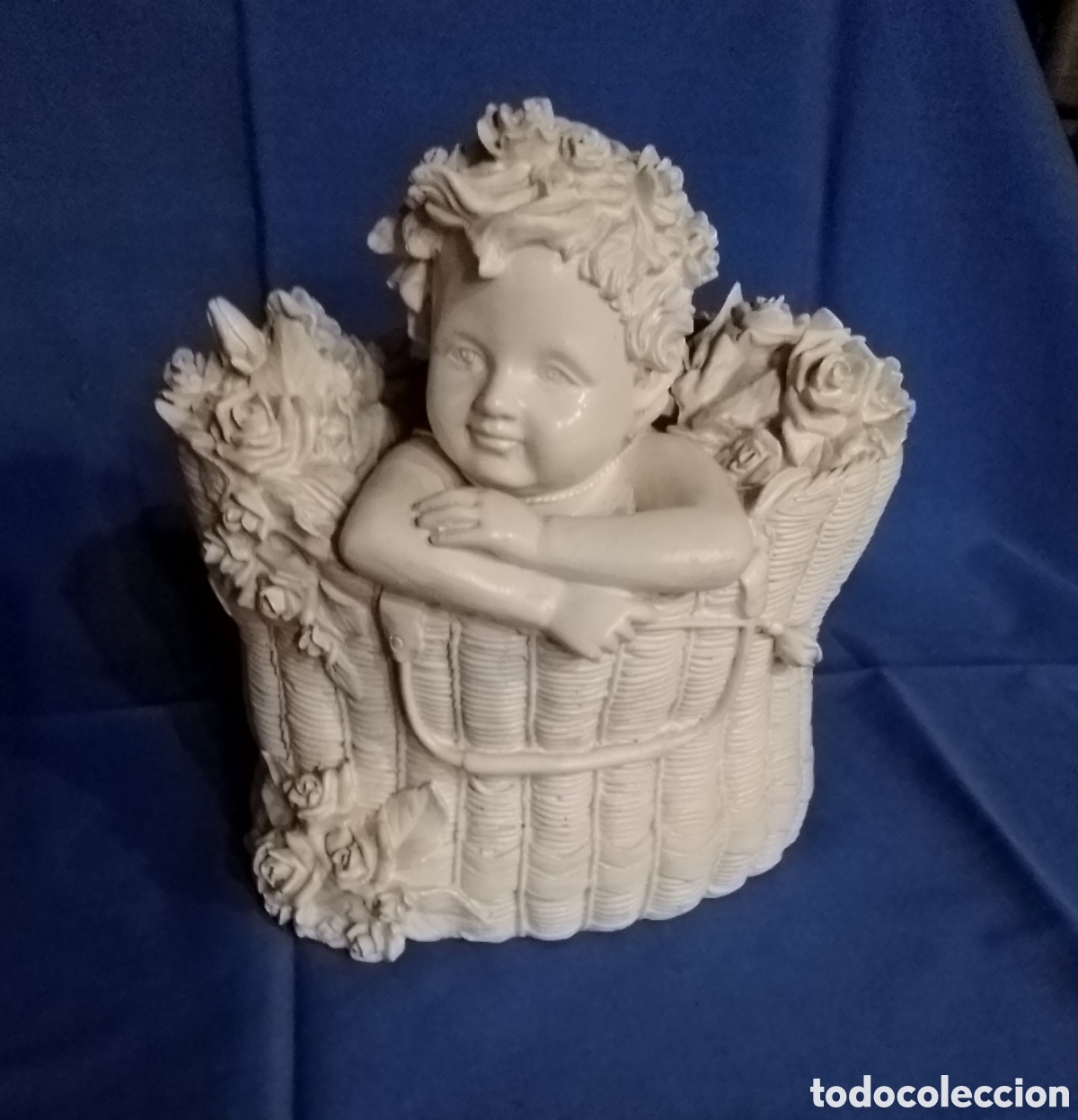 Antig&uuml;edades: Angelito de porcelana