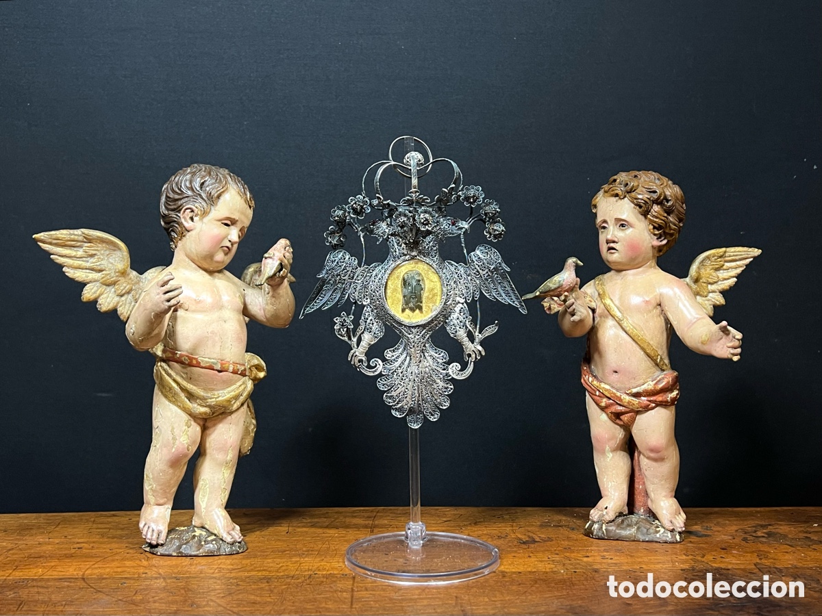 Antig&uuml;edades: Relicario de la Santa Faz. Plata. S.XVIII
