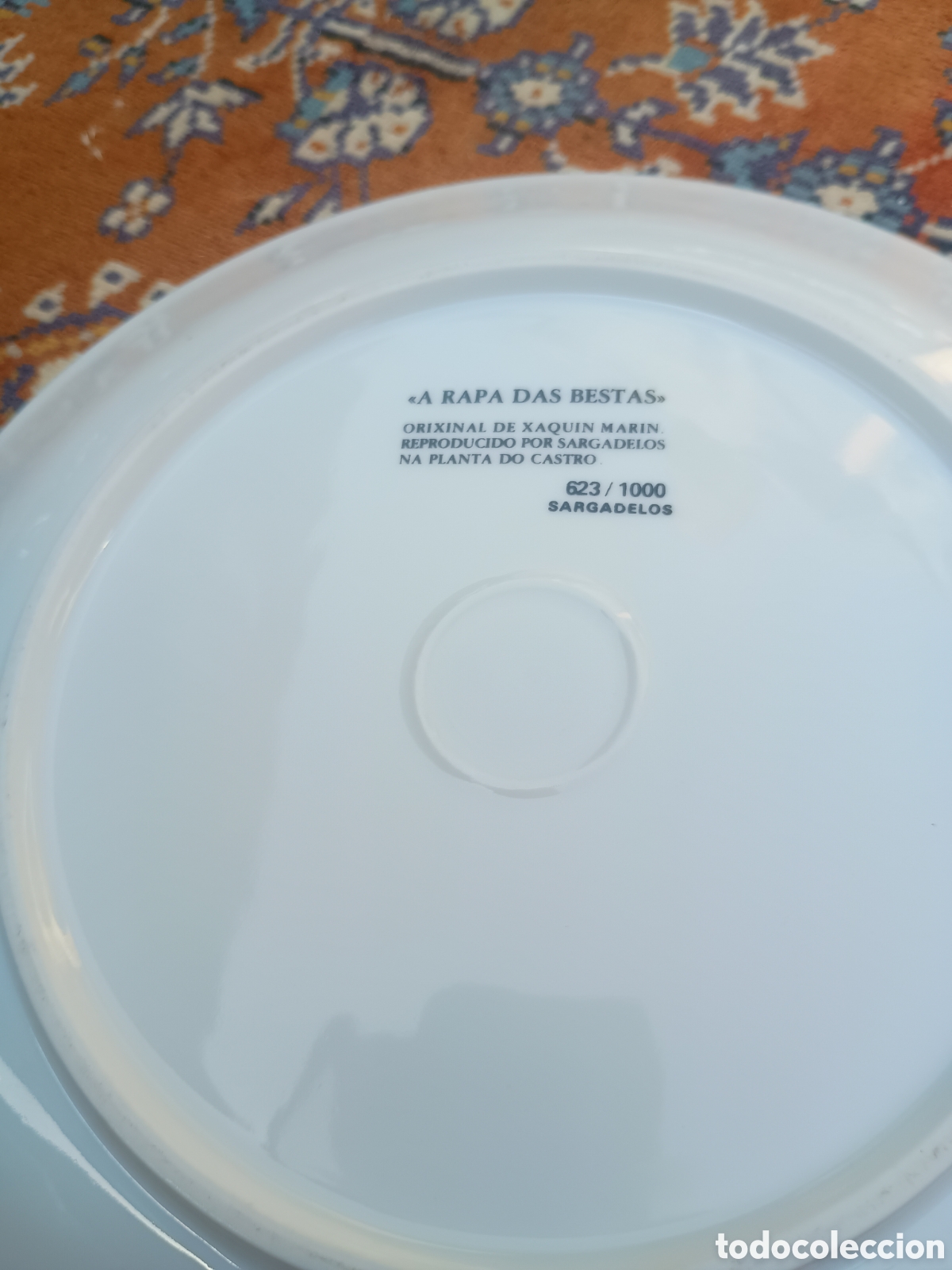 Antig&uuml;edades: Plato cer&aacute;mica Sargadelos - Foto 3