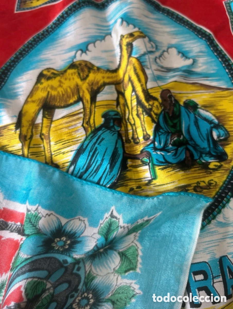 Antig&uuml;edades: Antiguo pa&ntilde;uelo de seda - Foto 3