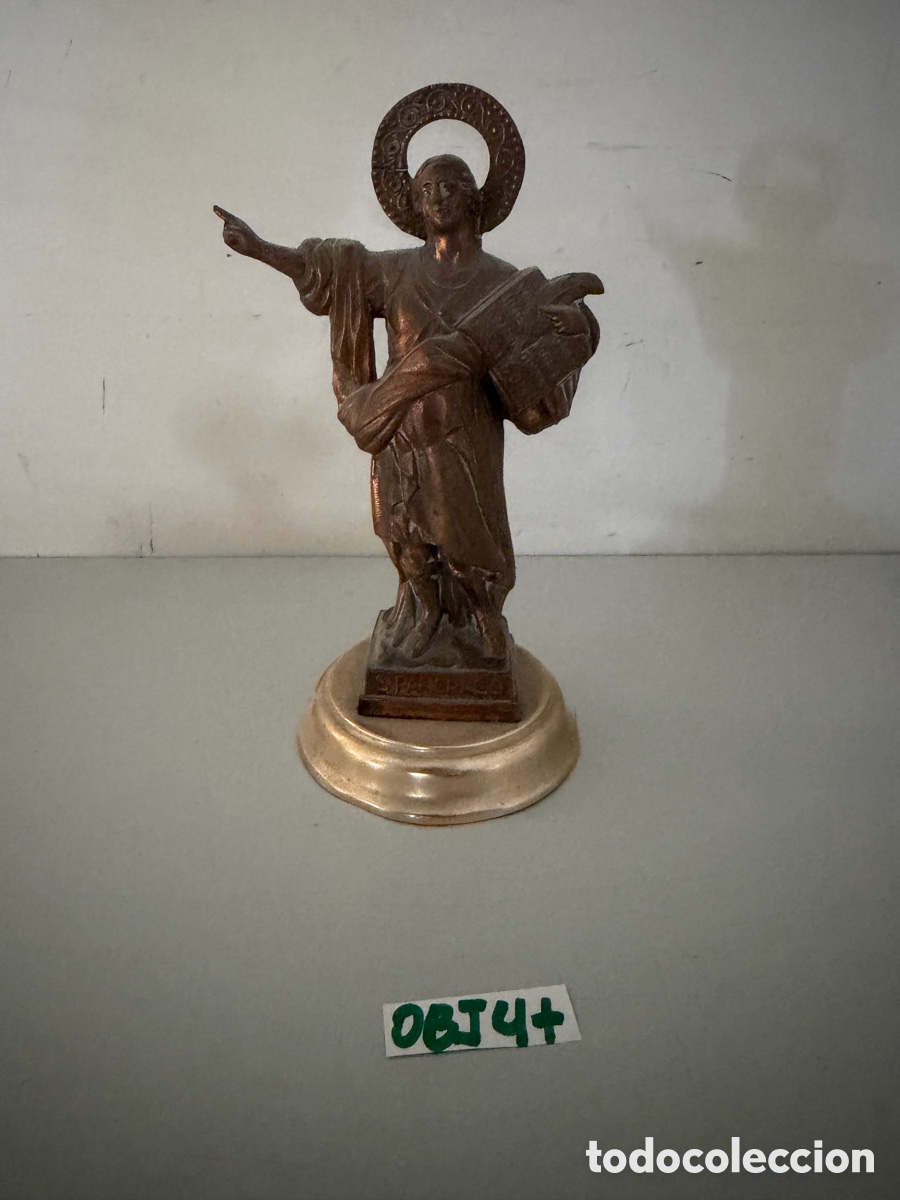 Antig&uuml;edades: figura o estatuilla met&aacute;lica de San Pancracio