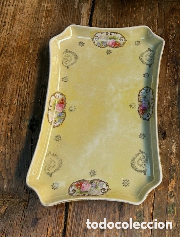 Antig&uuml;edades: Fuente porcelana alemana K.S.T. Silesia