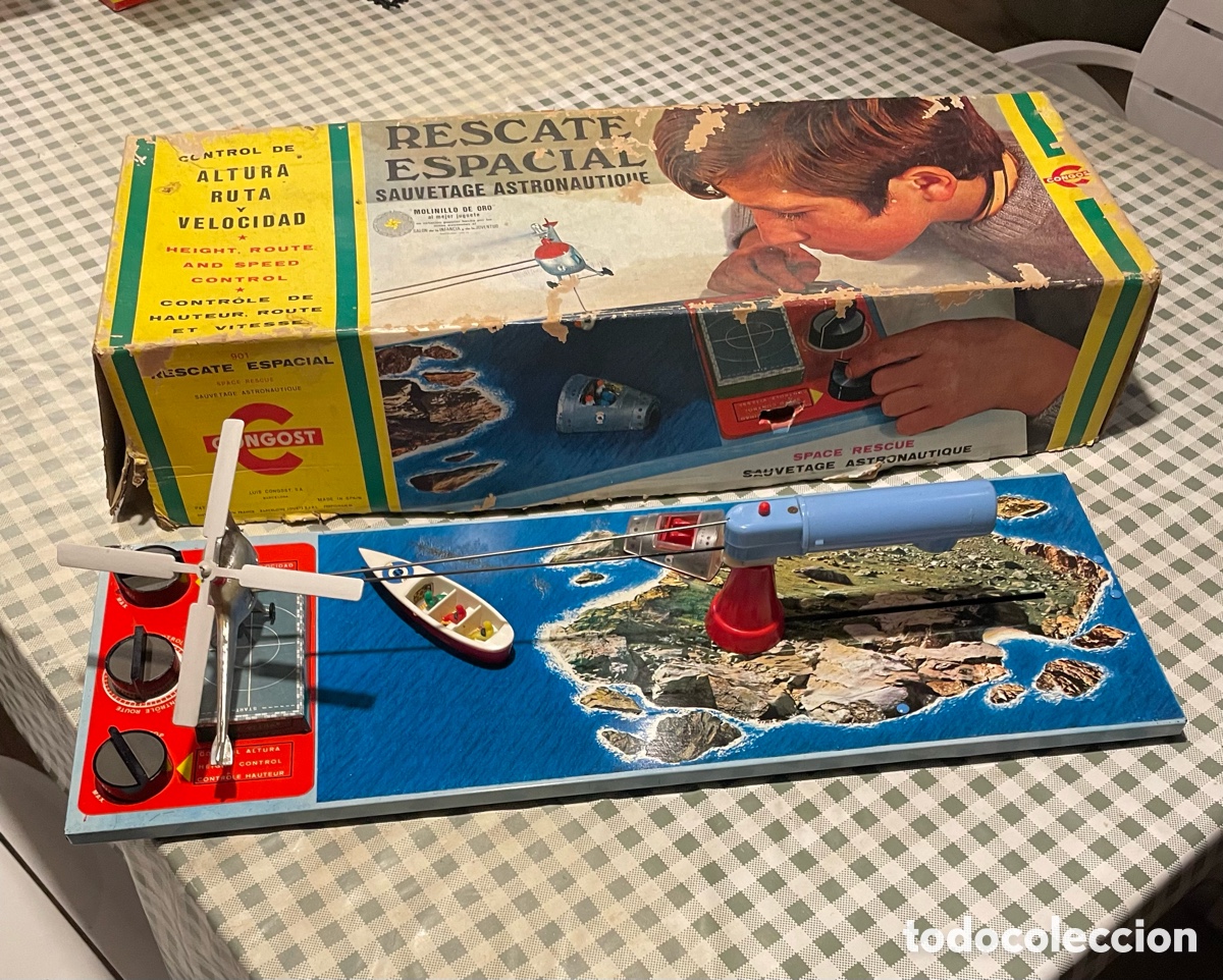 Antig&uuml;edades: Congost Rescate Espacial Ref. 901 - Juguete Vintage Antiguo Espacio 1960