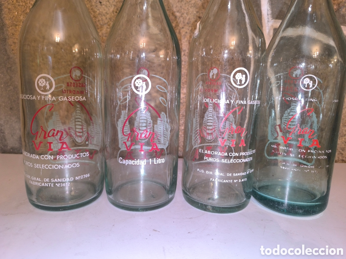 Antig&uuml;edades: Botellas antiguas de gaseosa