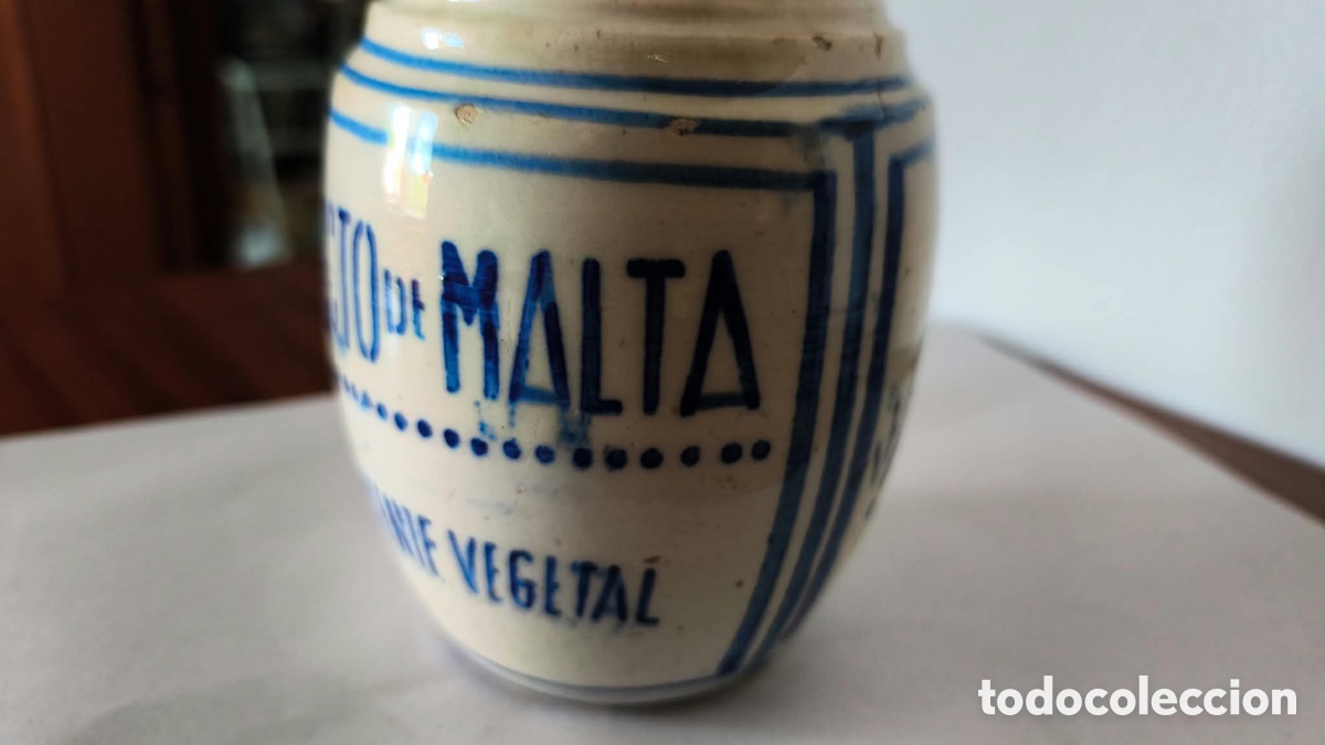 Antig&uuml;edades: Tarro de porcelana Sigma Malta - Foto 3