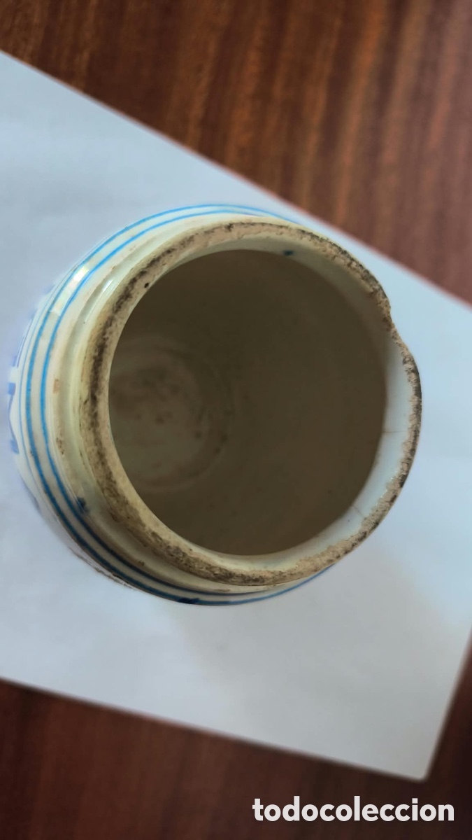 Antig&uuml;edades: Tarro de porcelana Sigma Malta - Foto 4