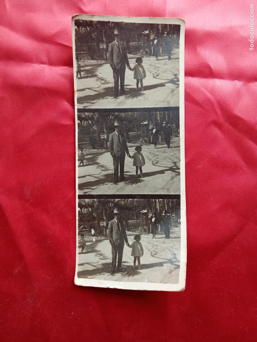 Antig&uuml;edades: Foto de familia padre e hija, a&ntilde;os 40 P.362