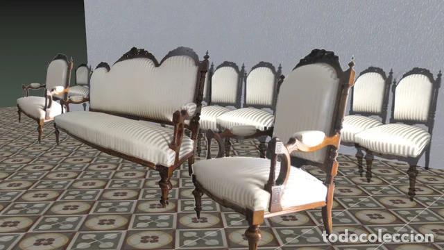Antig&uuml;edades: Conjunto de Sillerr&iacute;a Isabelino Restaurado