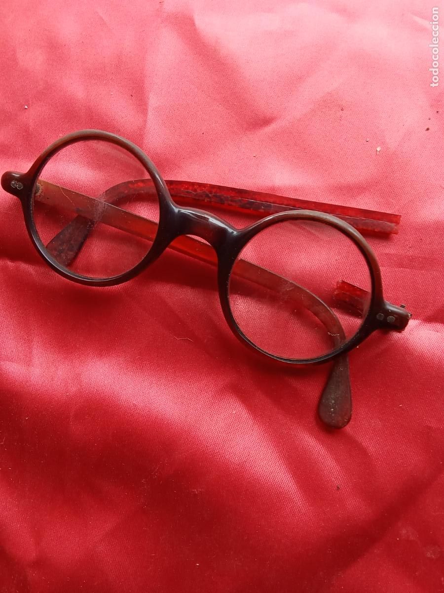 Antig&uuml;edades: Gafas antiguas de baquetilla a&ntilde;os 30 siglo xx, funda antigua V.8